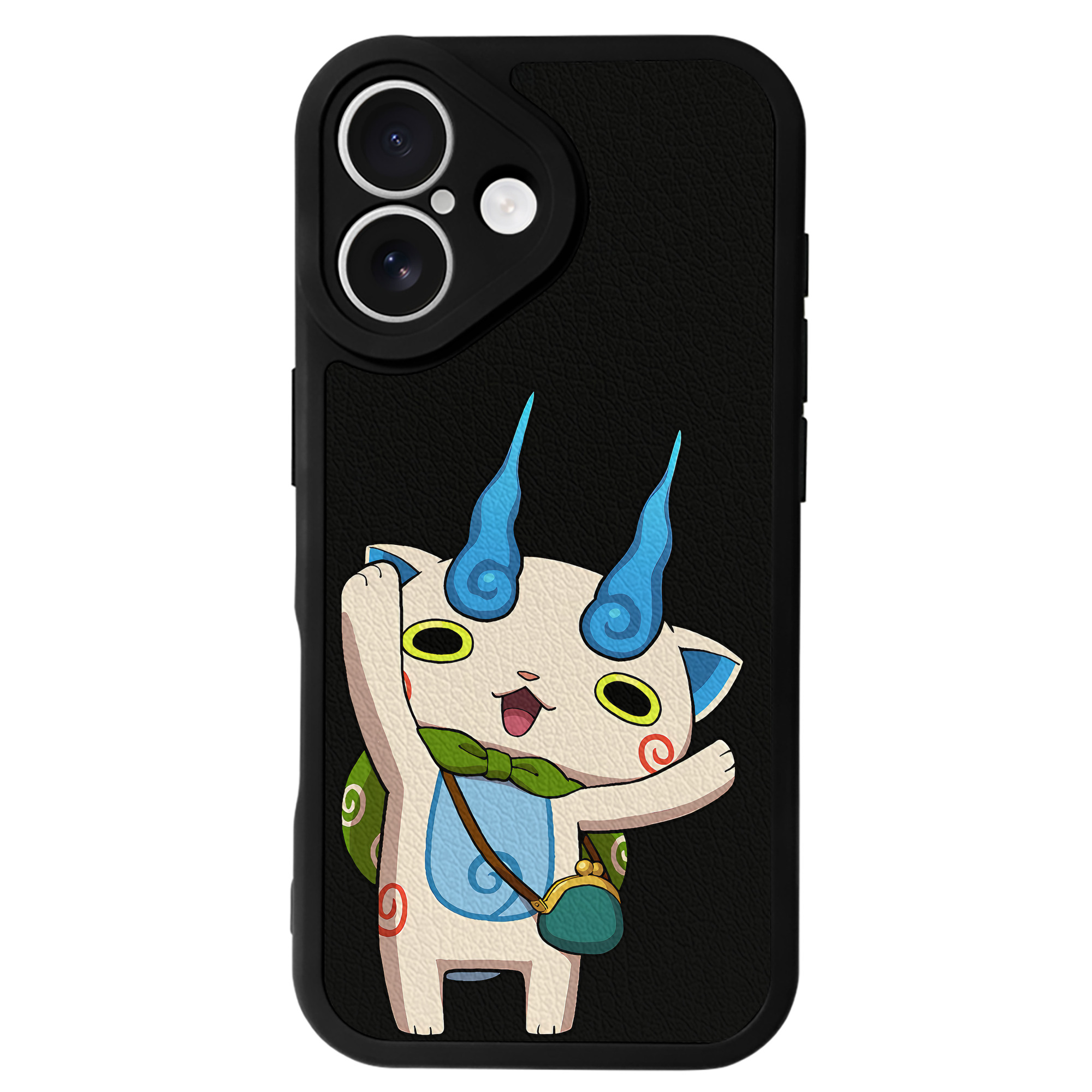 （画像用） 妖怪ウォッチ Yo-kai Watch 【iPhone 16シリーズ対応】シリコンスマホケース（レザー調） 材質：シリコン